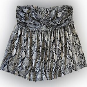 Torrid Bandeau Python print top